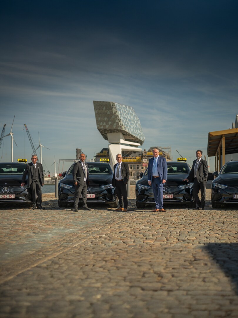 L’EQE, le véhicule idéal pour le transport en taxi