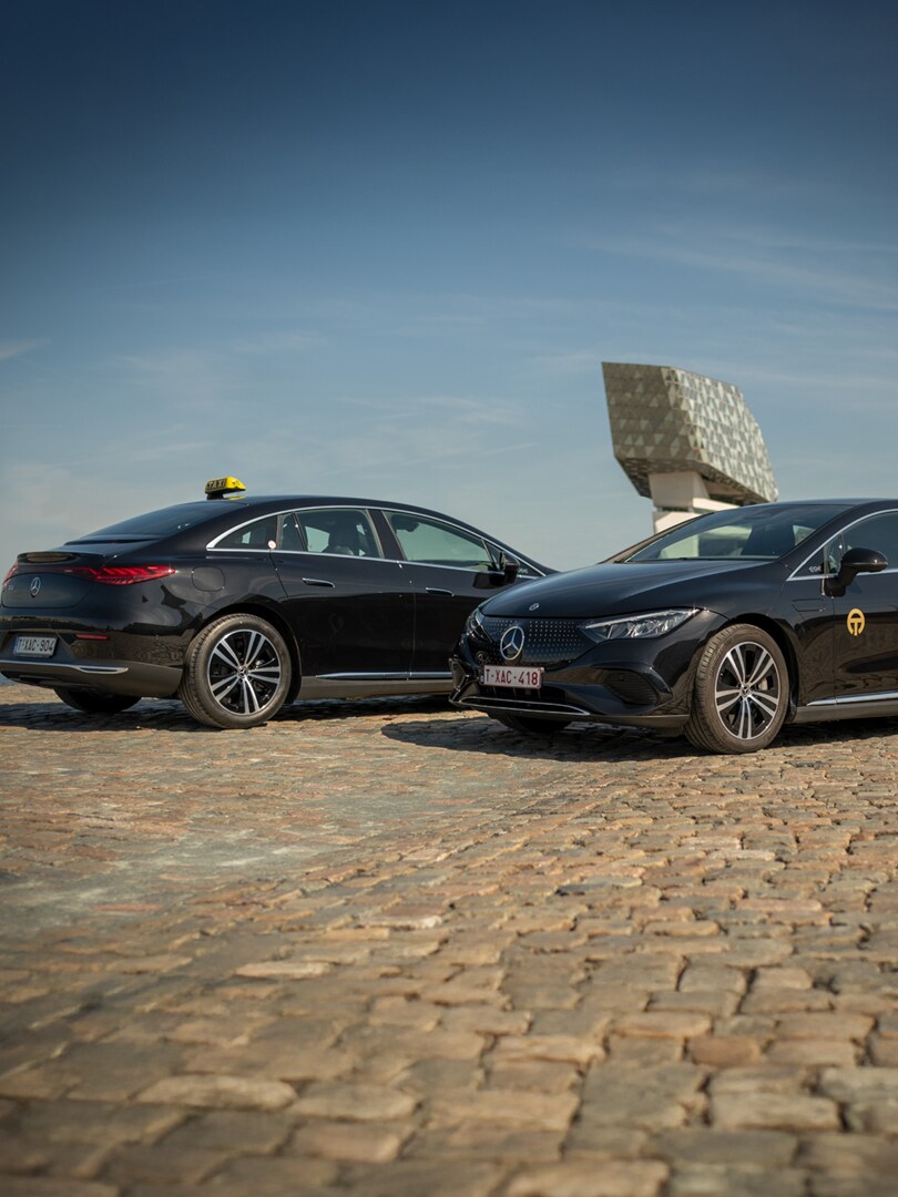 L’EQE, le véhicule idéal pour le transport en taxi
