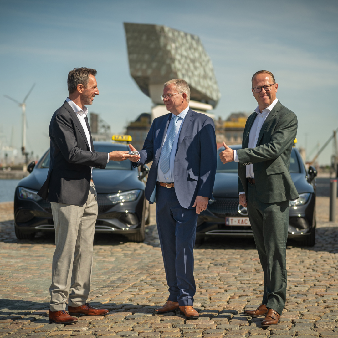 De EQE is de ideale wagen voor texivervoer De EQE is de ideale wagen voor texivervoer