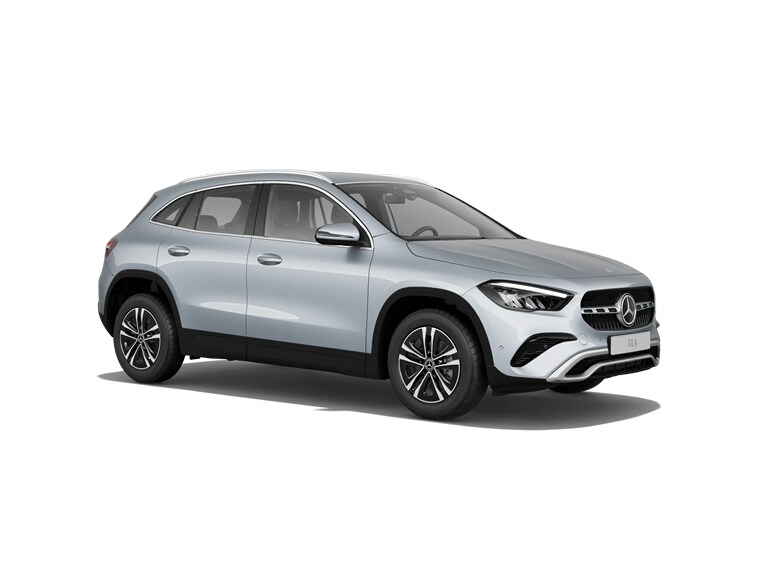 L'image montre le tarif et la brochure du Mercedes-Benz GLA.