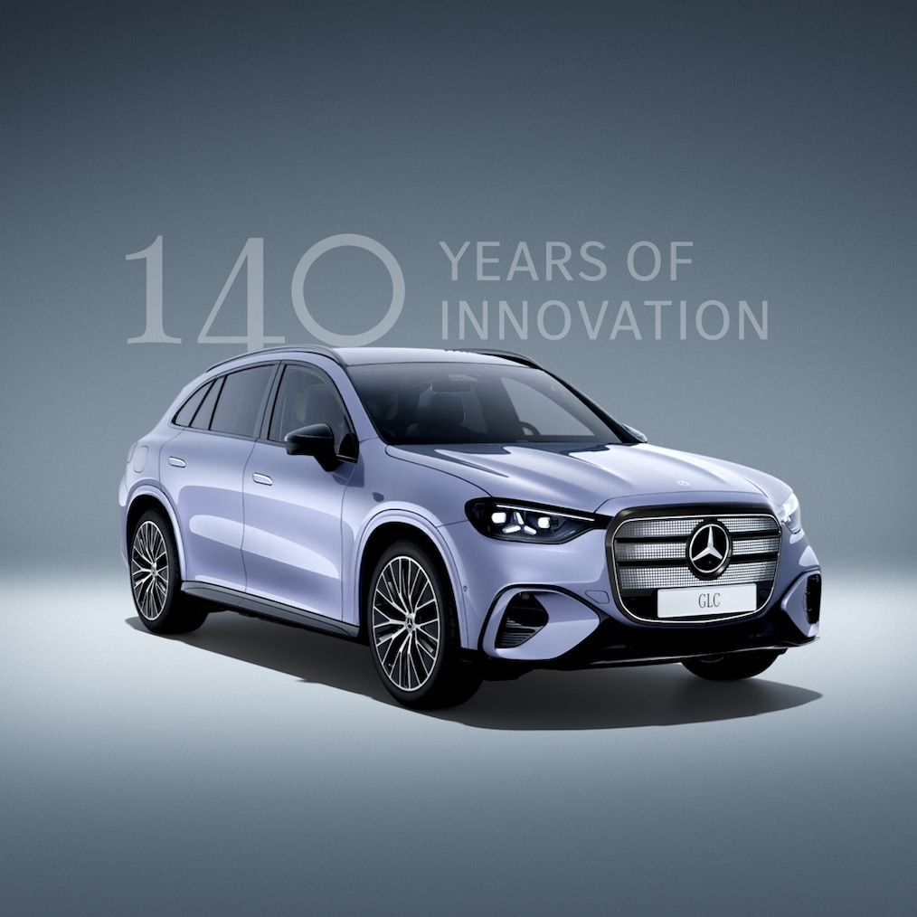 L'extérieur du nouveau GLC avec technologie EQ de Mercedes-Benz.