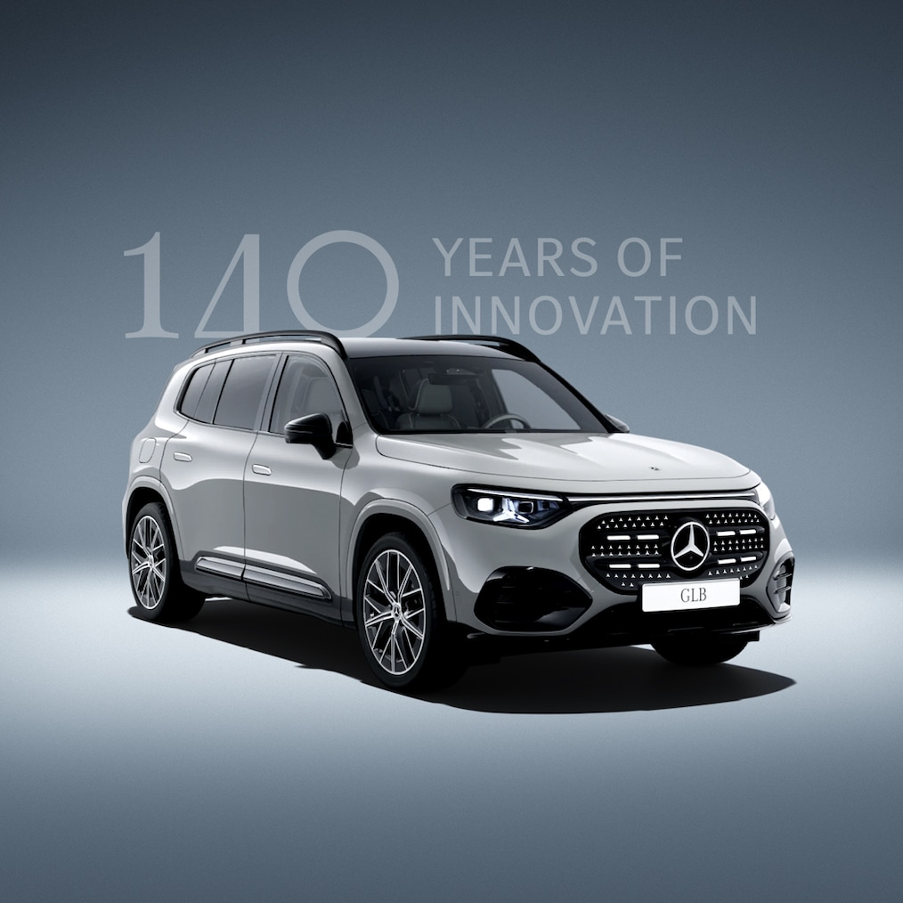 L'extérieur du tout nouveau GLB électrique.