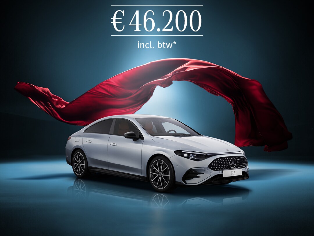 De elektrische CLA van de buitenkant