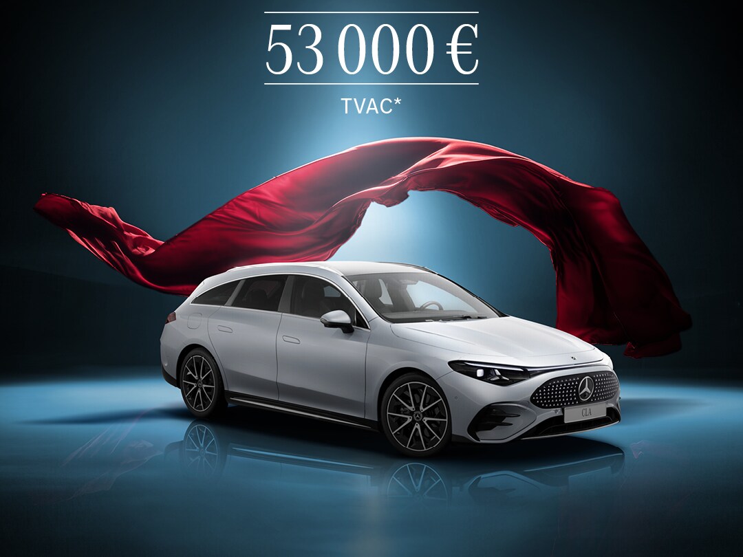 Le CLA électrique Shooting Brake de l'exterieur