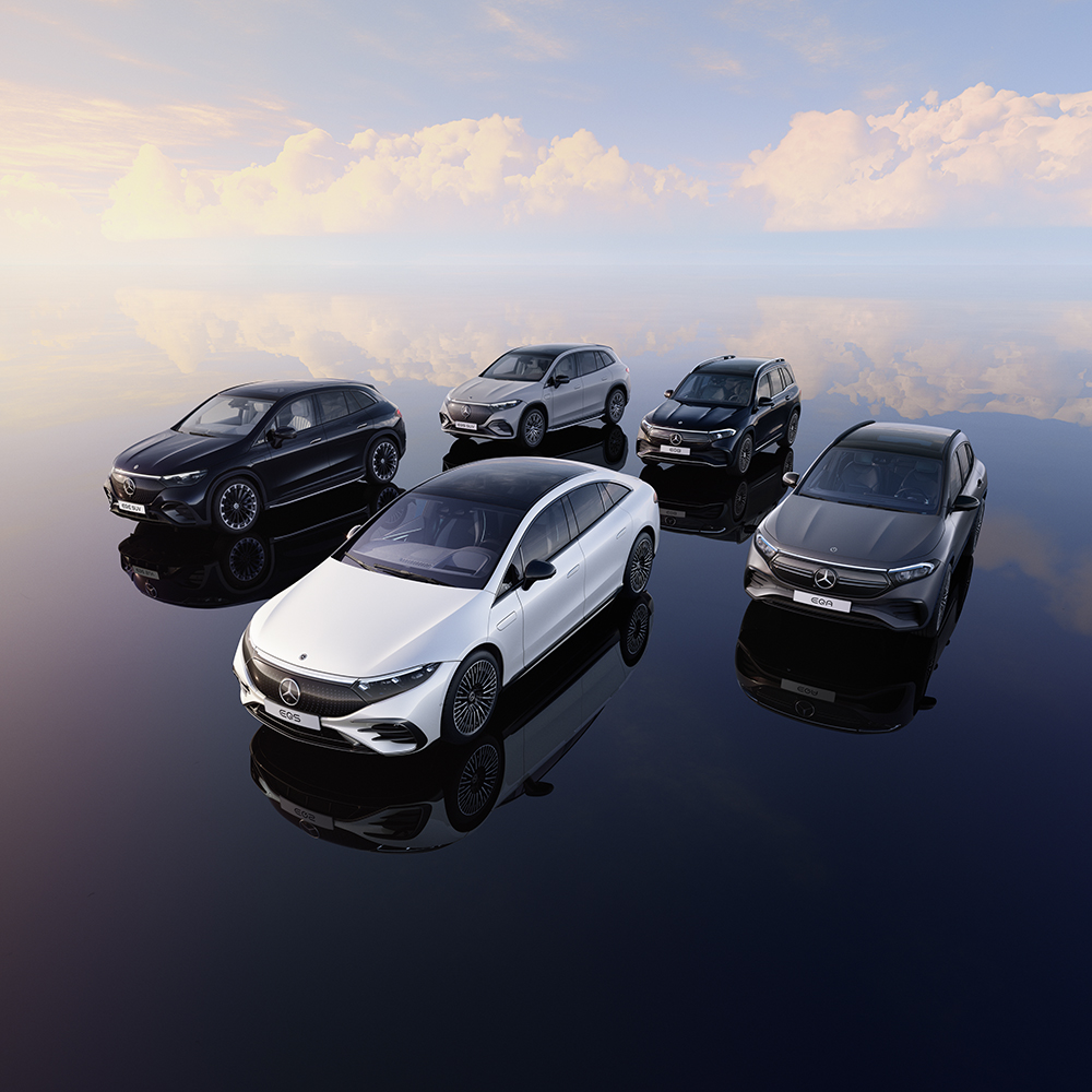Renting aan 4,99% op de elektrische modellen. Het assortiment elektrische voertuigen van Mercedes-Benz.