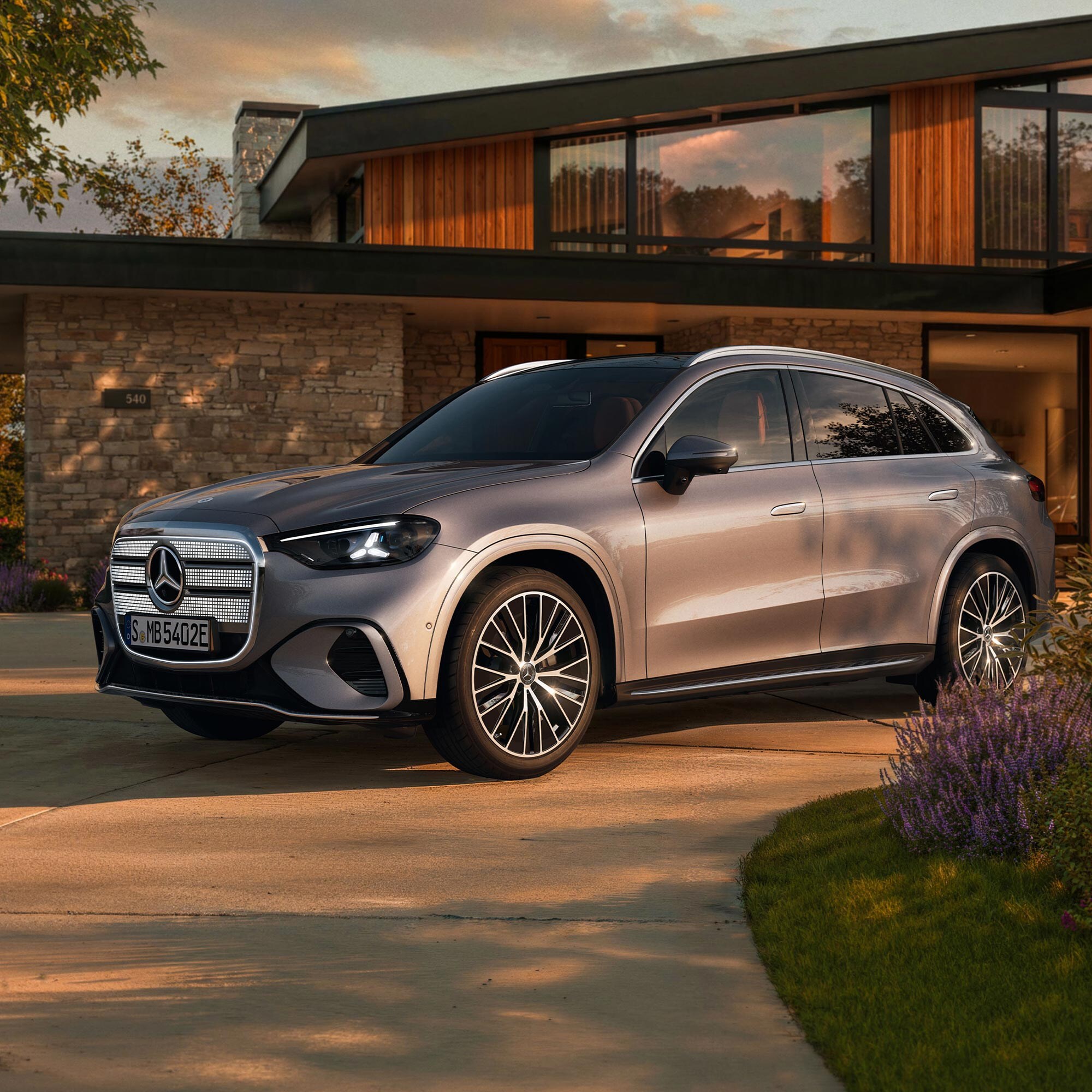 De nieuwe elektrische GLC.