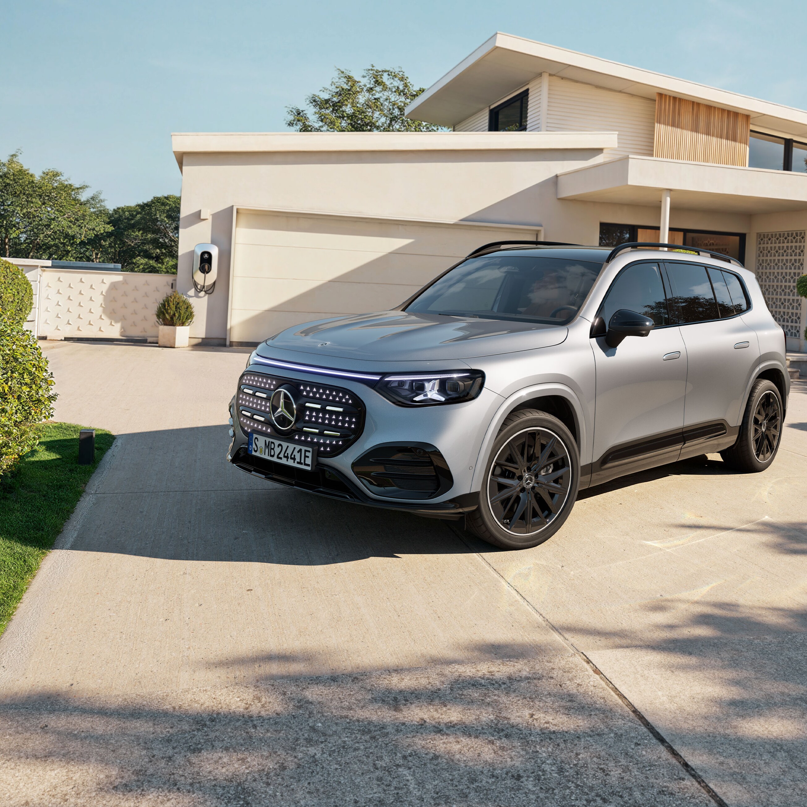 De nieuwe elektrische GLB.