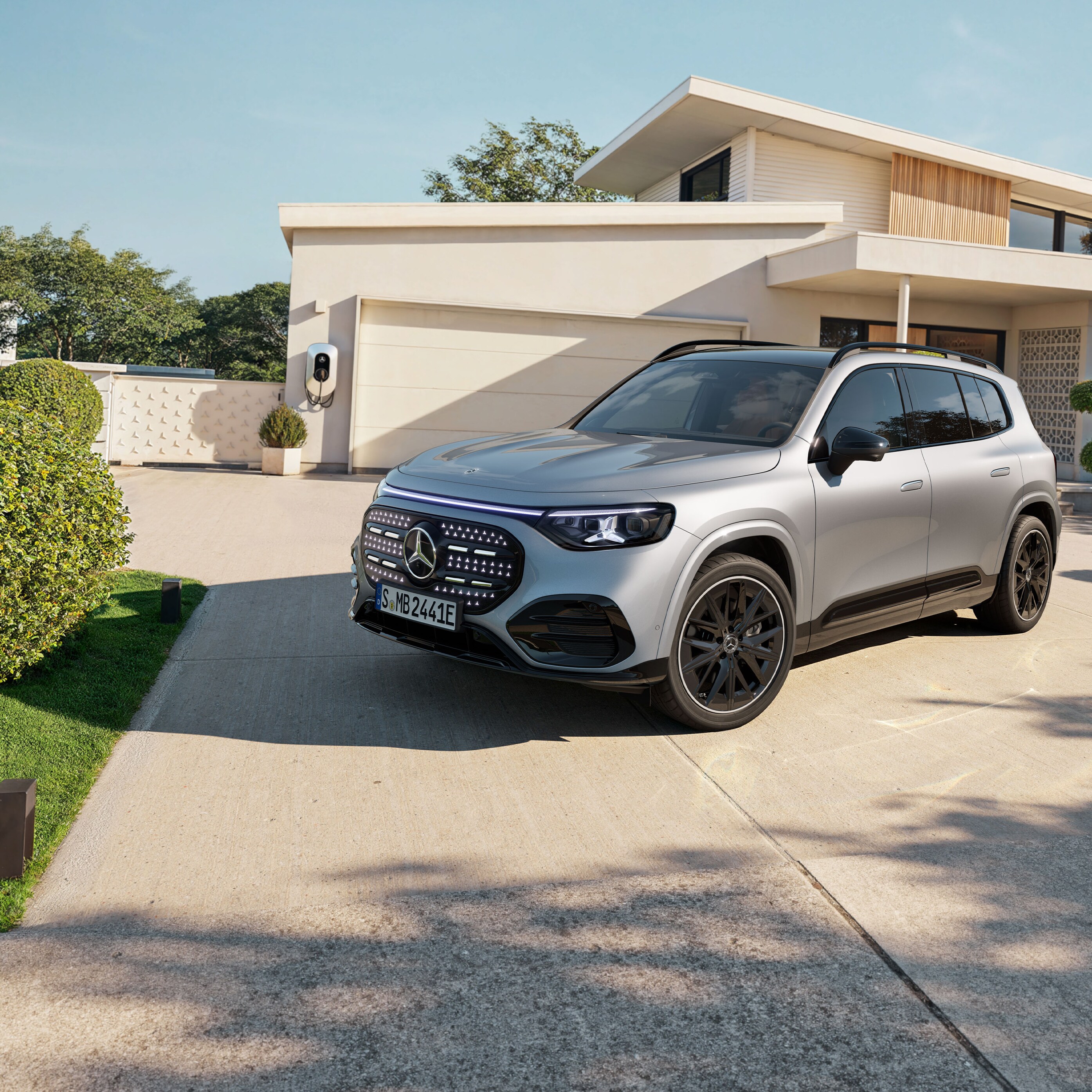 De nieuwe elektrische GLB.