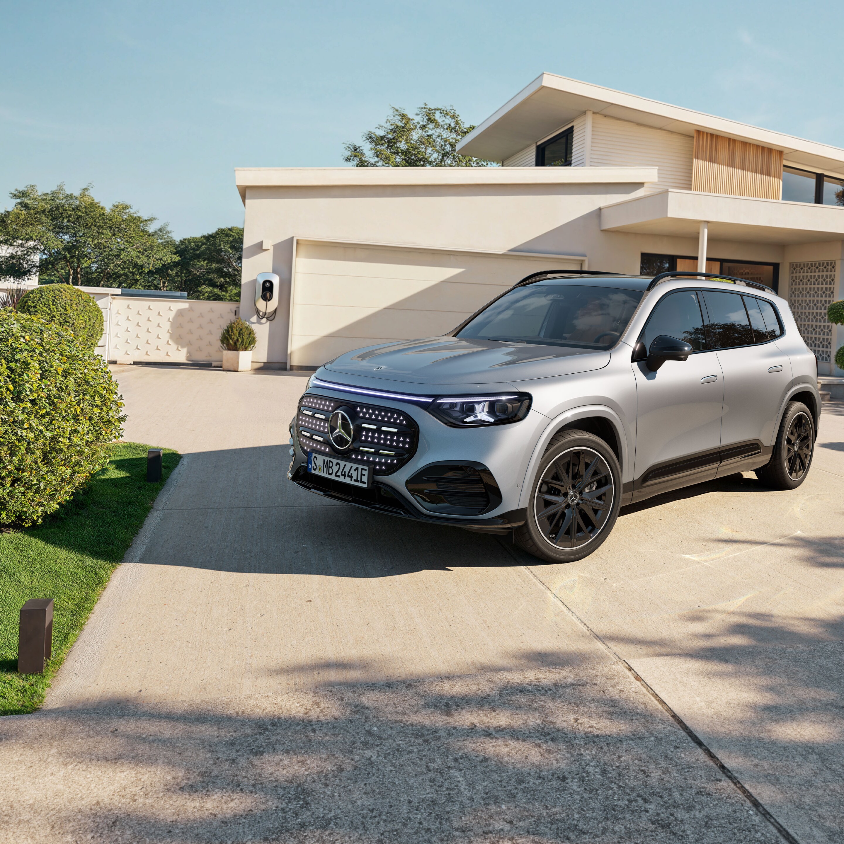 De nieuwe elektrische GLB.