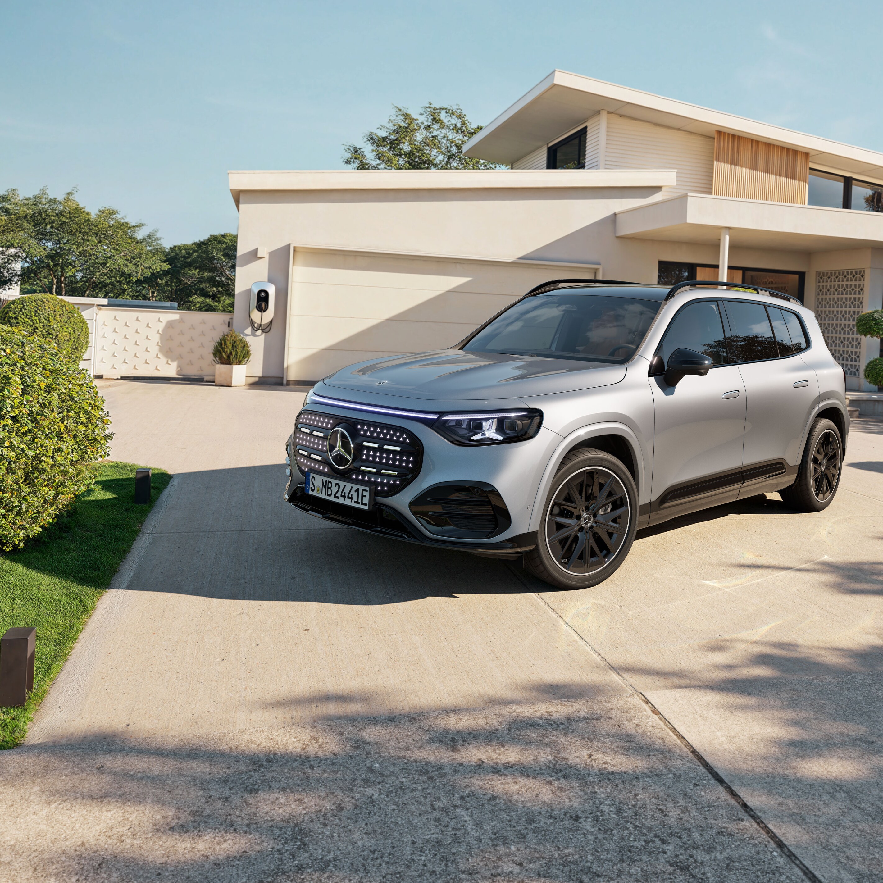 De nieuwe elektrische GLB.