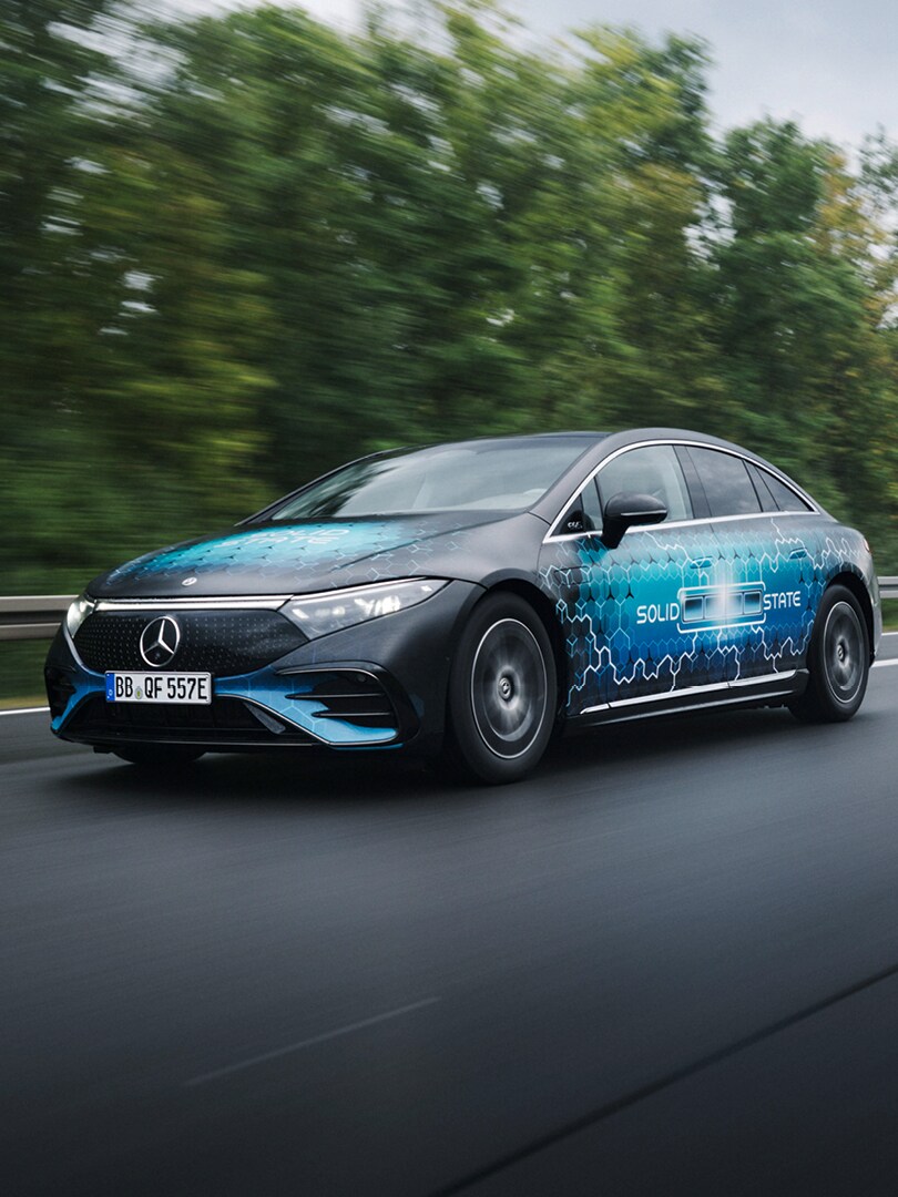 L’EQS à batterie solide : 1 205 km avec une seule charge