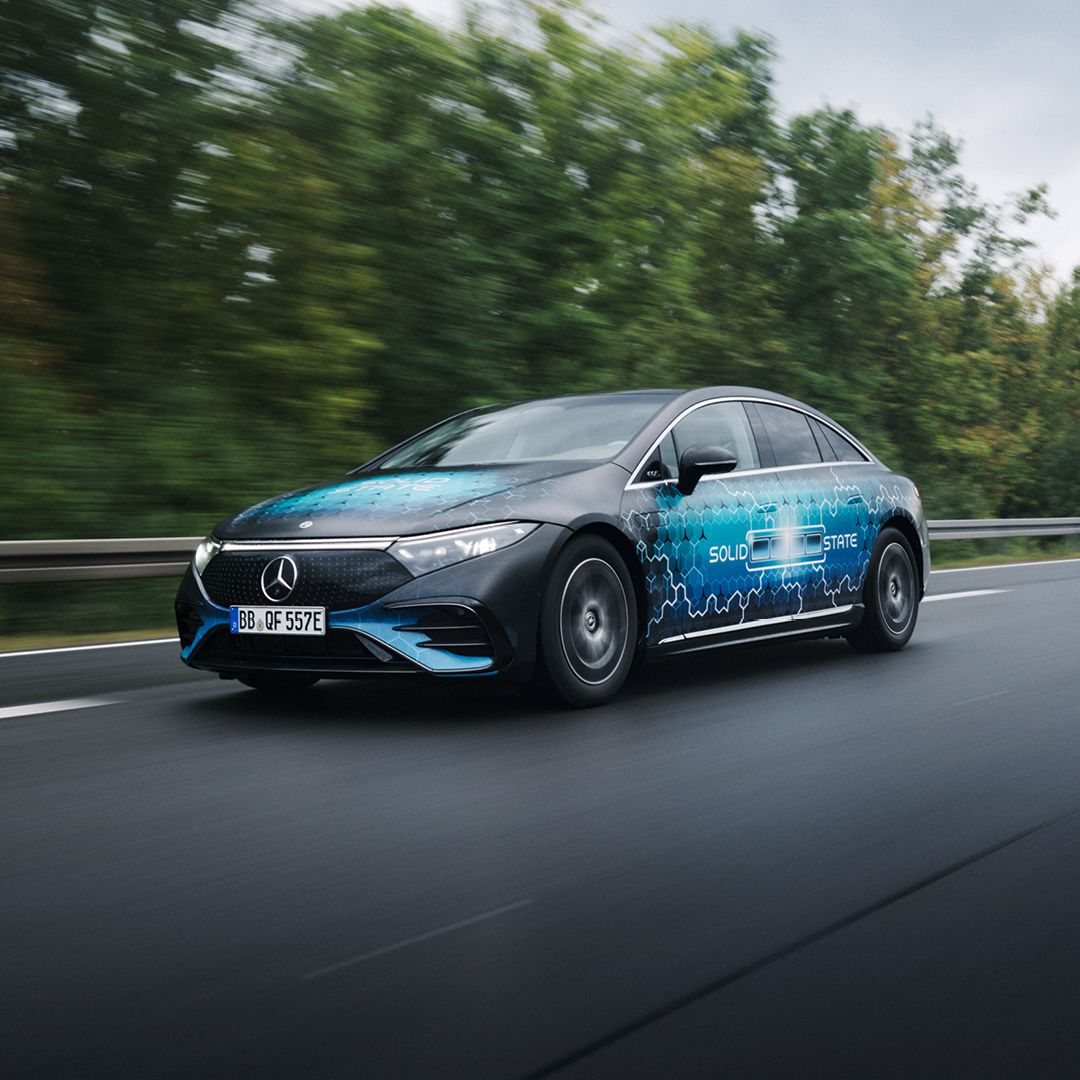 L’EQS à batterie solide : 1 205 km avec une seule charge L’EQS à batterie solide : 1 205 km avec une seule charge