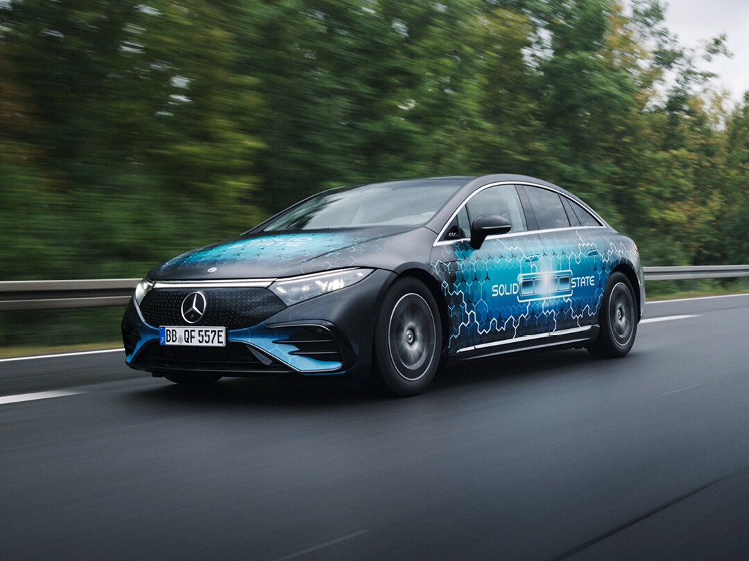 L’EQS à batterie solide : 1 205 km avec une seule charge