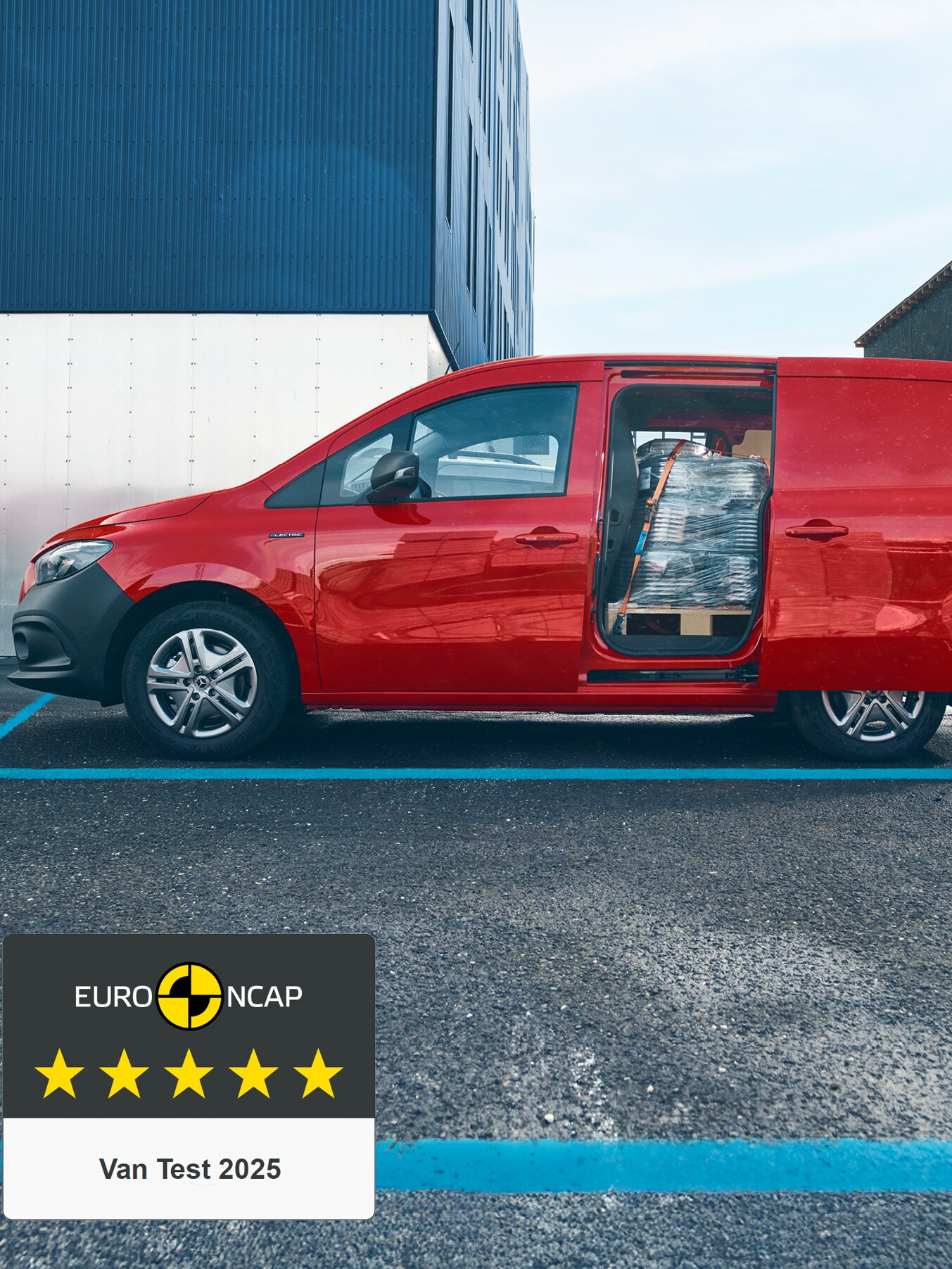 De Mercedes-Benz eCitan Gesloten Bestelwagen als kleine bestelwagen.