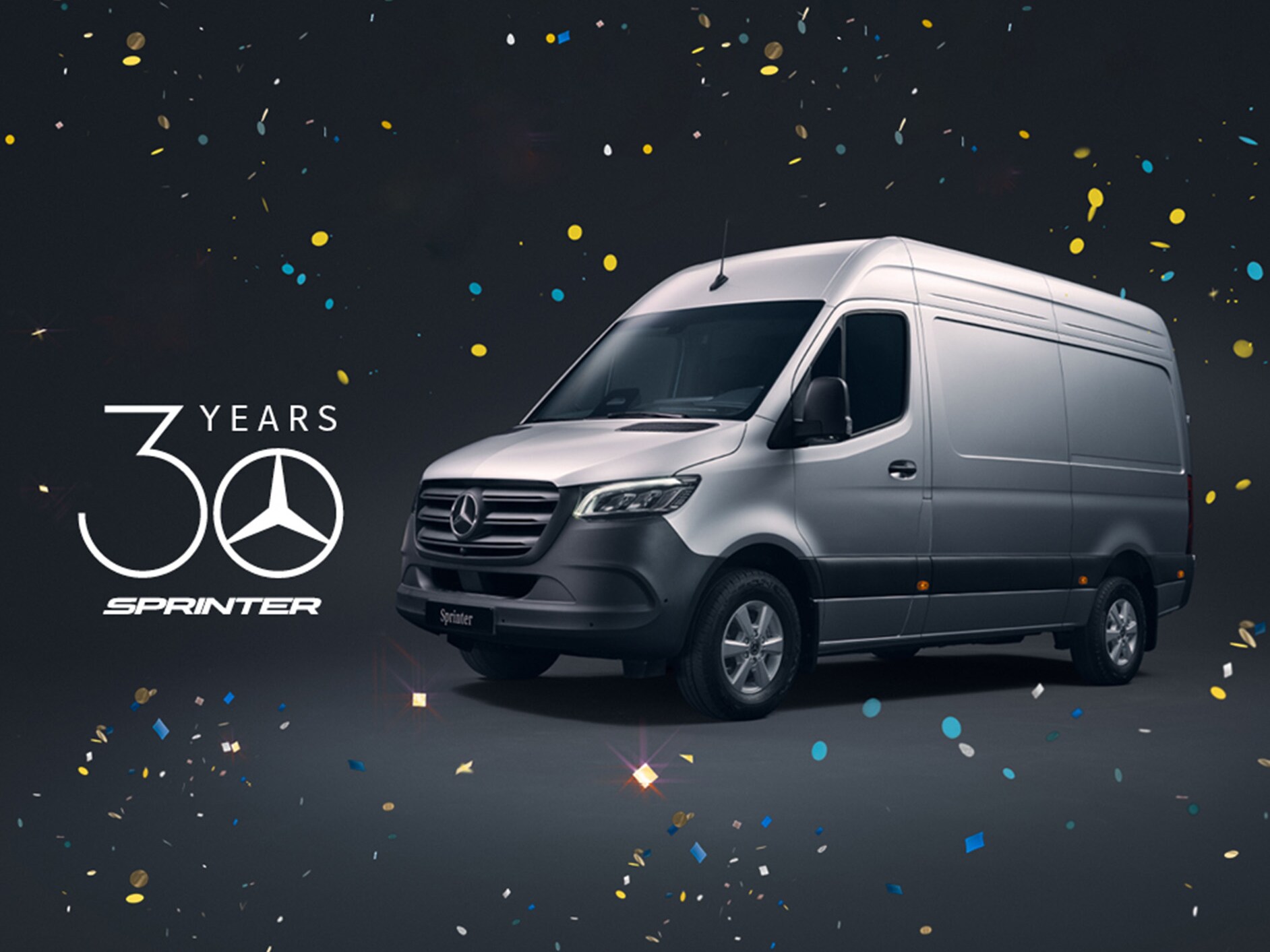 Sprinter et eSprinter Premium Edition 30 Years - un modèle spécial avec offre anniversaire.