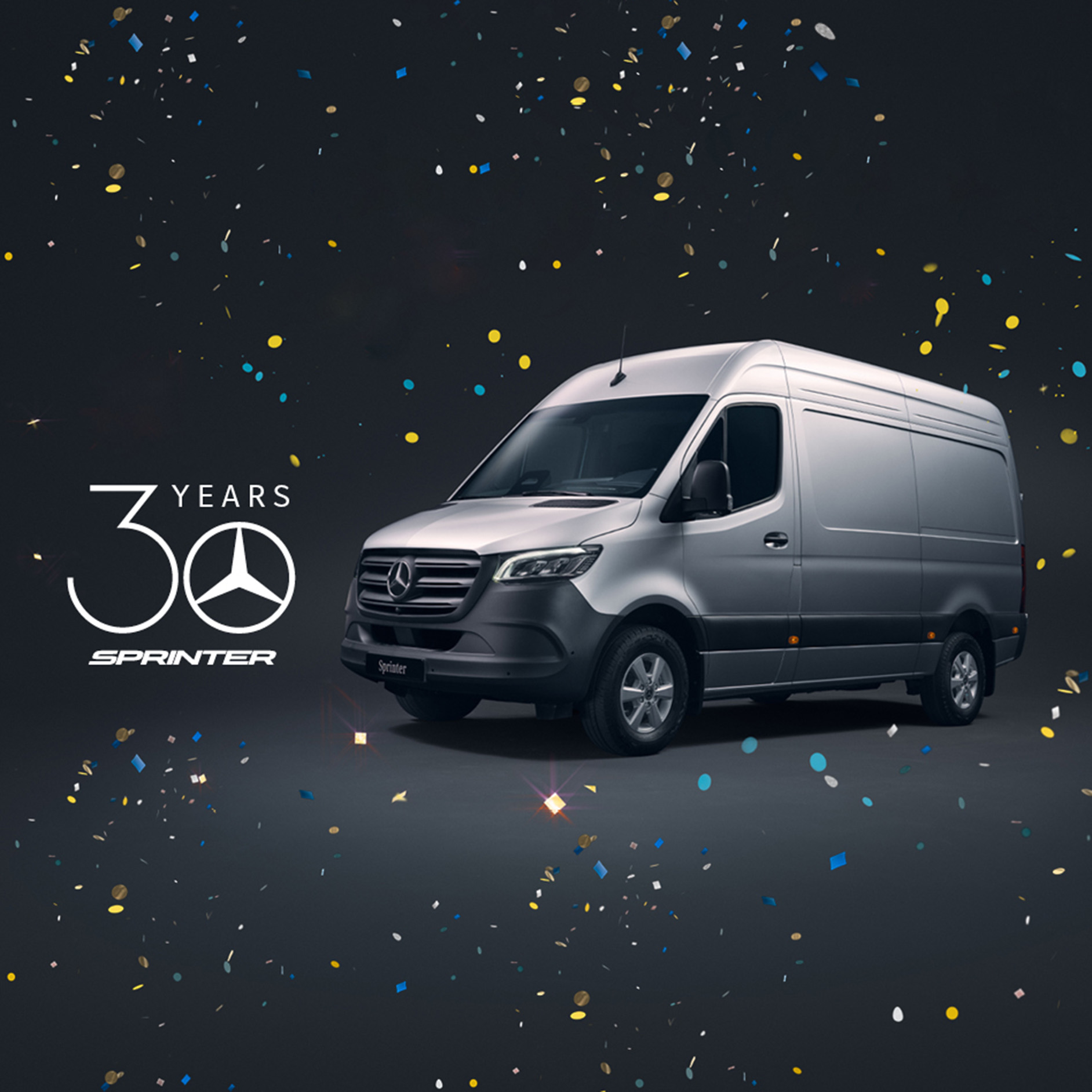 Sprinter et eSprinter Premium Edition 30 Years - un modèle spécial avec offre anniversaire. Sprinter et eSprinter Premium Edition 30 Years - un modèle spécial avec offre anniversaire.