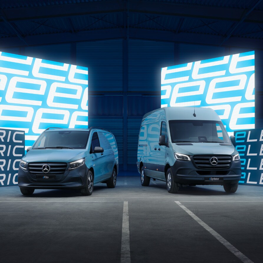 Utilitaires légers électriques, Mercedes-Benz eSprinter, eVito