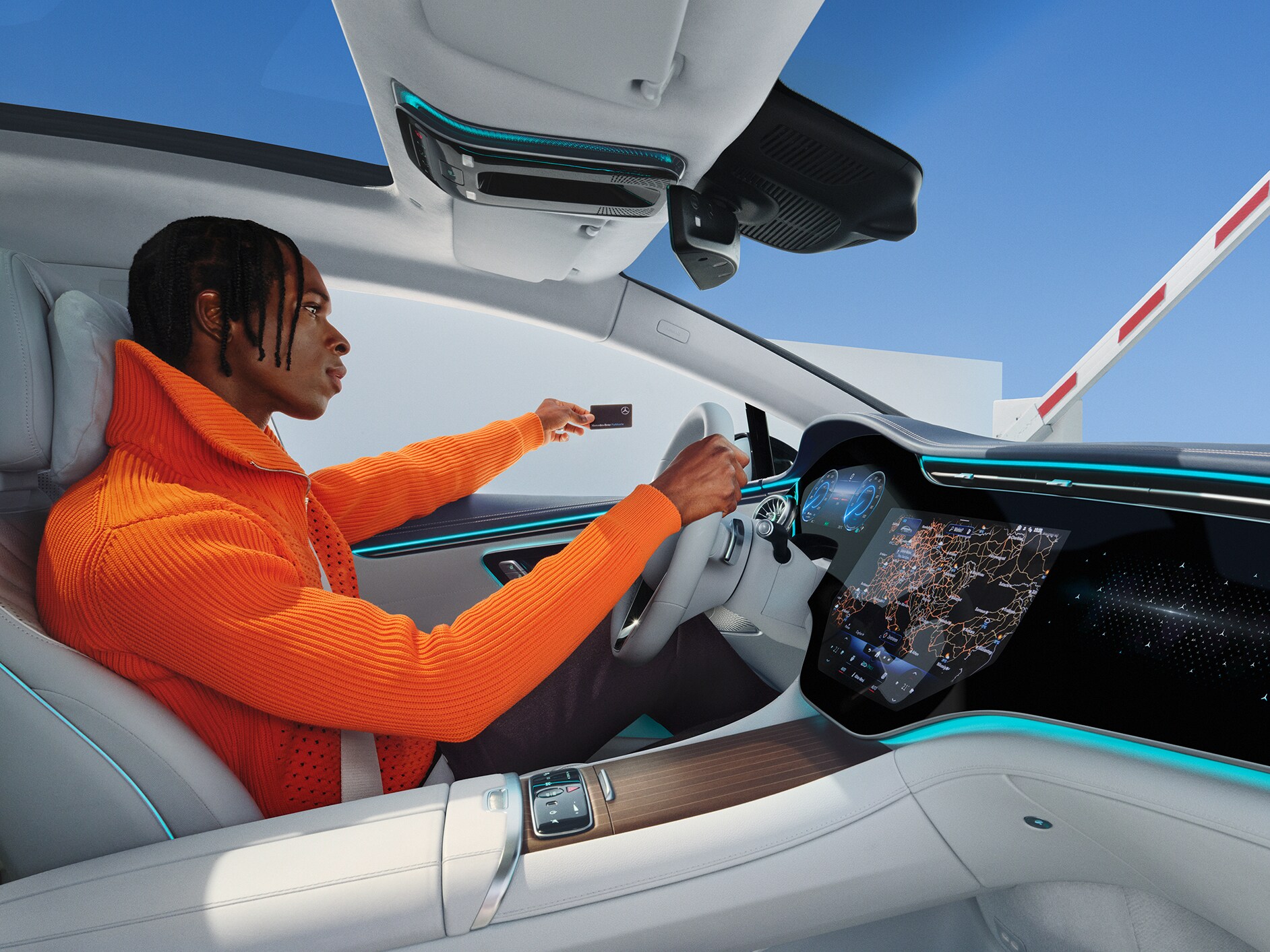 Parking for App als onderdeel van de standaarduitrusting van de Digitale extra's van Mercedes-Benz.