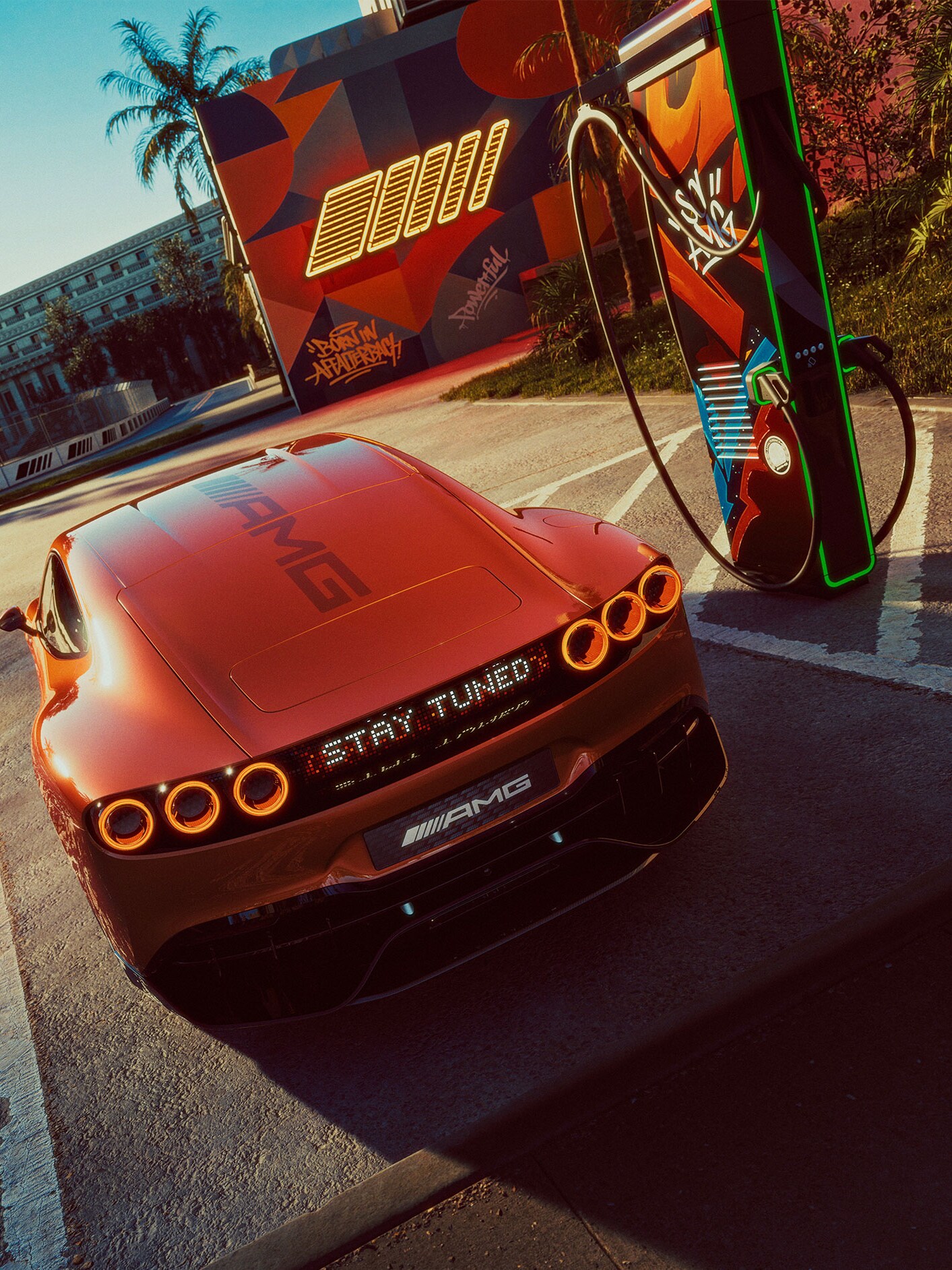 Hyper-snelladen van de nieuwe CONCEPT AMG GT XX, gebaseerd op de AMG Electric Architecture (AMG.EA) van Mercedes-AMG.