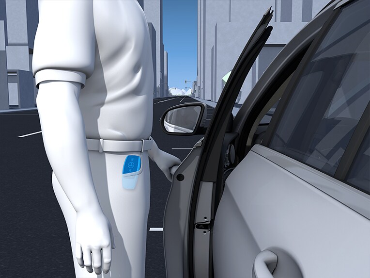 KEYLESS GO in de nieuwe Mercedes-Benz B-Klasse.