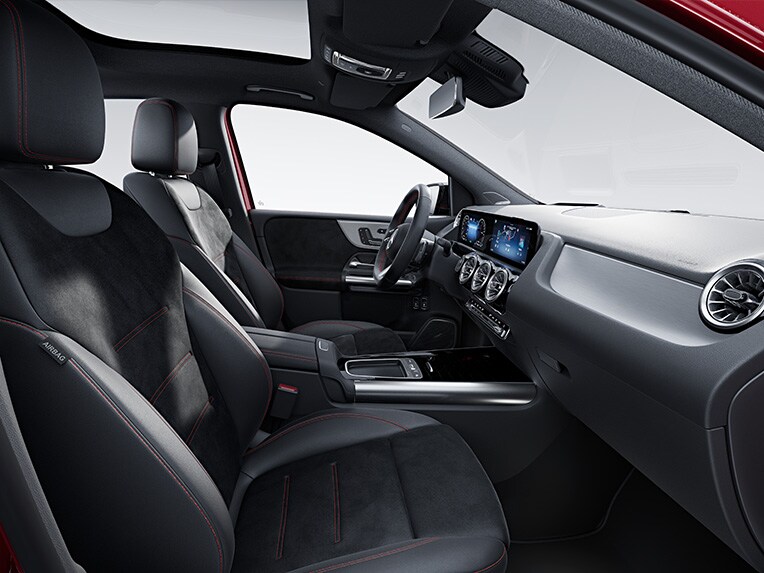 Het interieur van de B-Klasse met AMG Line.