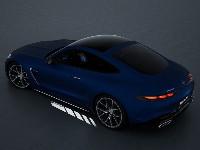 De AMG-lichtinstelling voor de Mercedes-AMG GT Coupé.