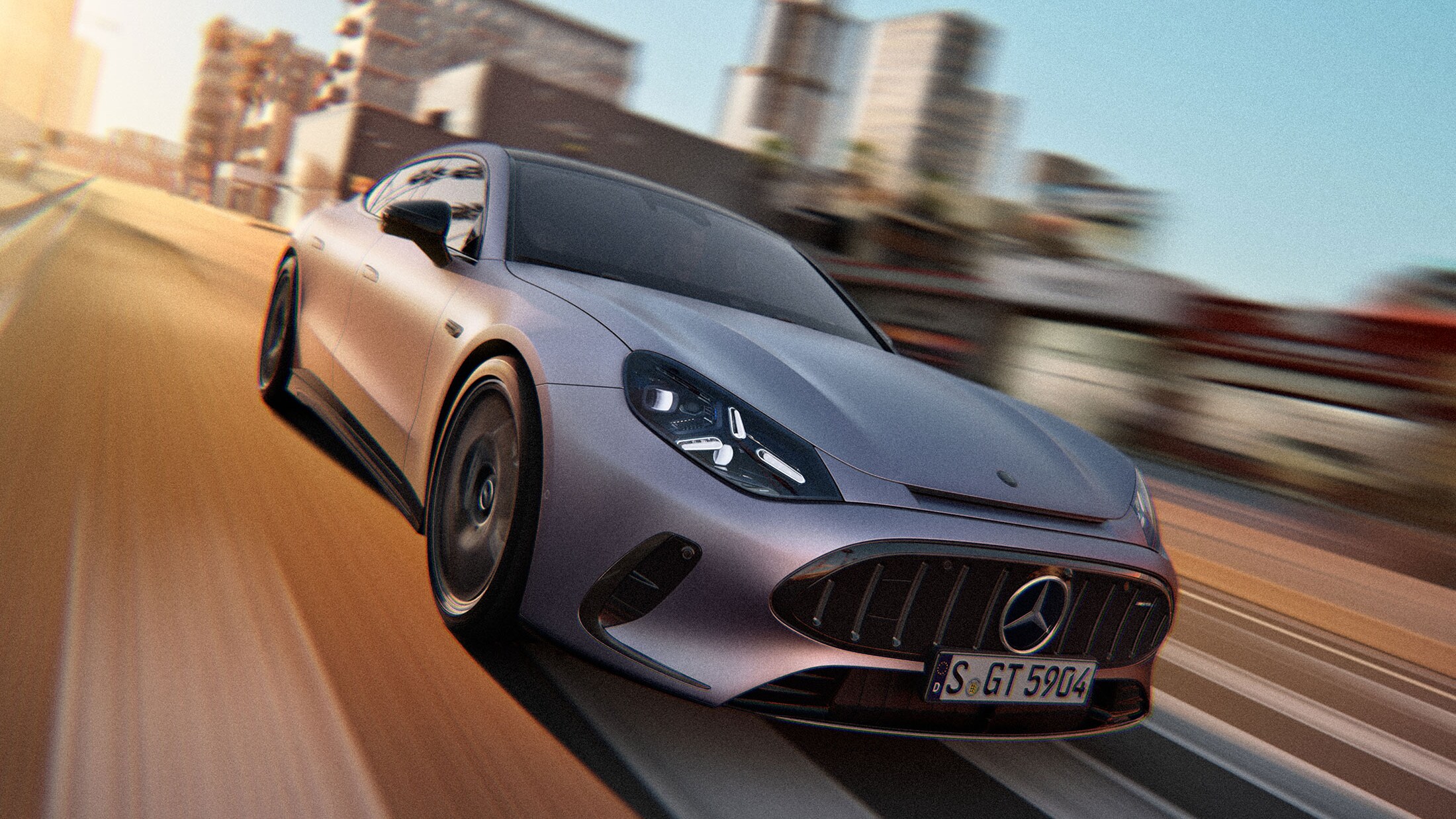 De nieuwe Mercedes-AMG GT 53 4-Deurs Coupé.