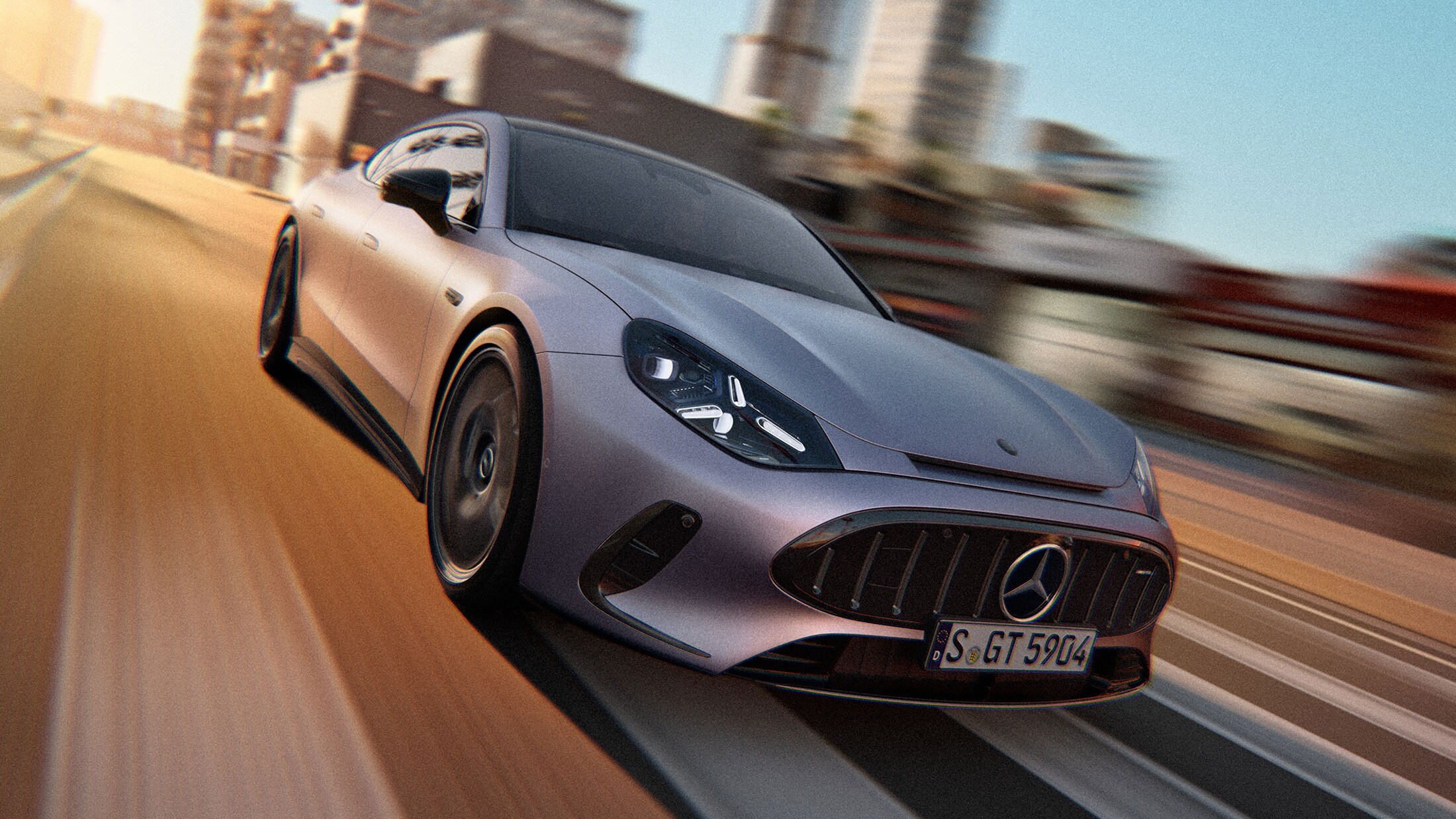 Le nouveau Mercedes-AMG GT 53 Coupé 4 Portes.