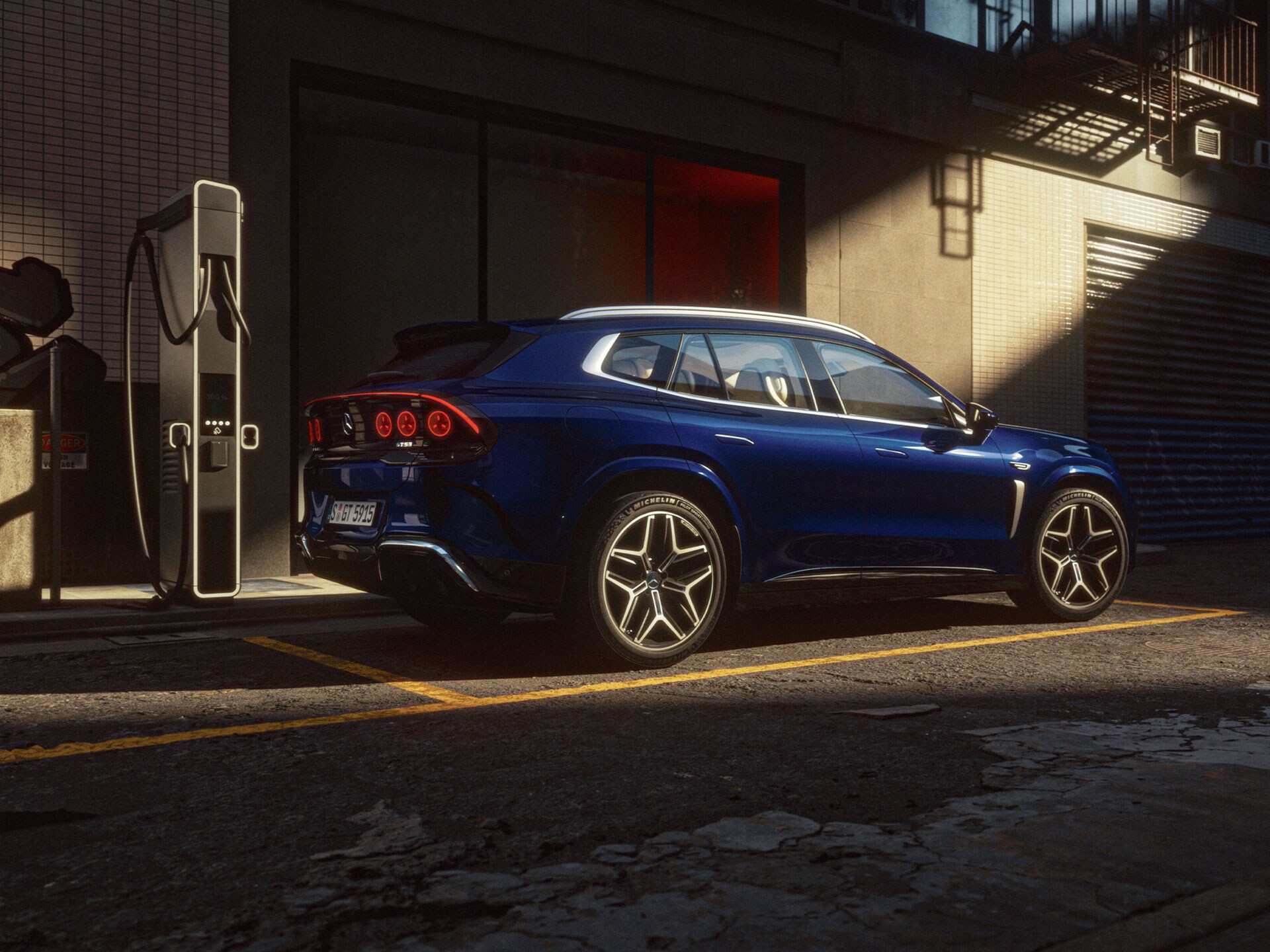 Recharge du tout nouveau GT SUV de Mercedes-AMG.