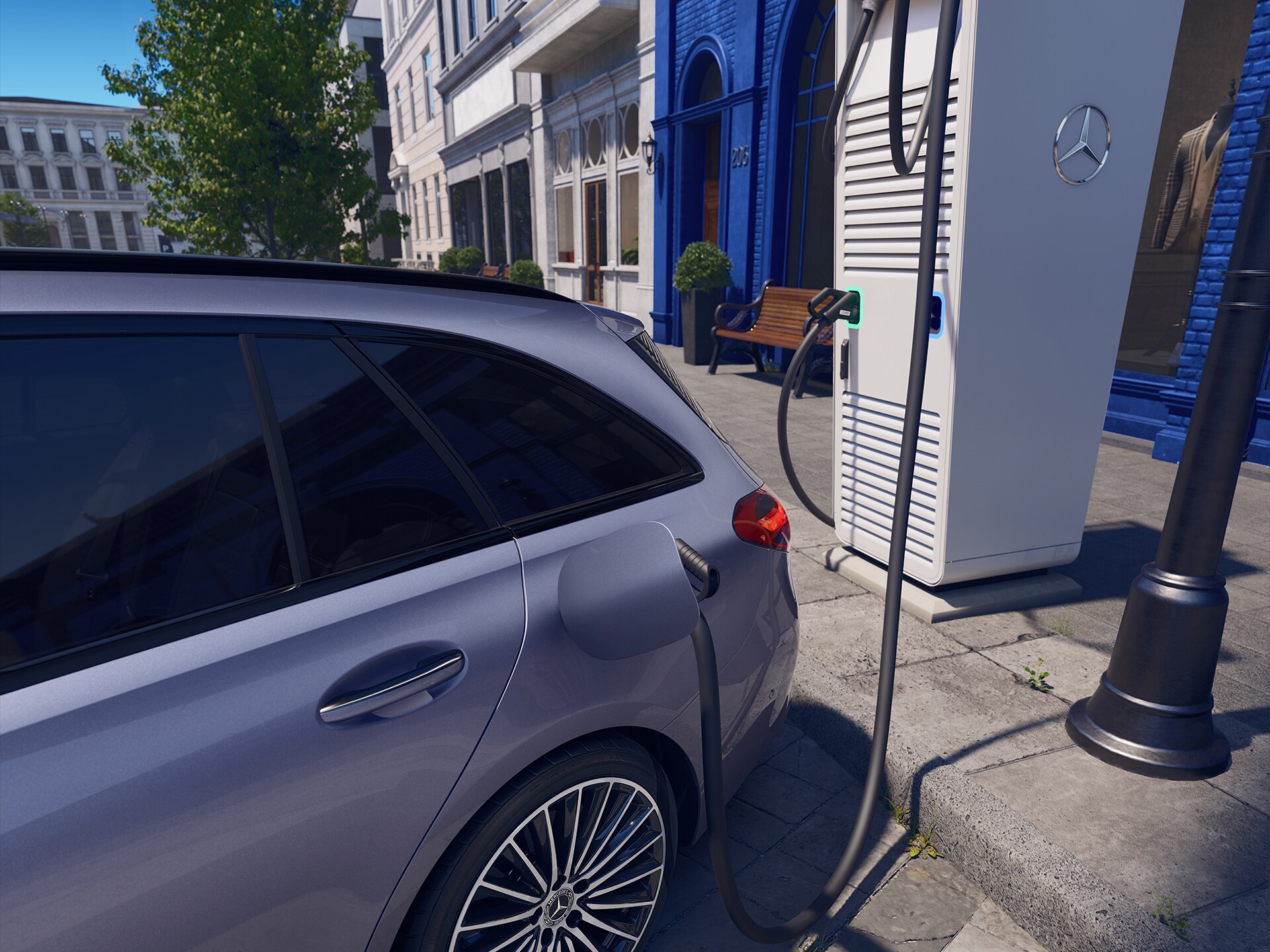 De nieuwe C-Klasse Estate als plug-in-hybride van Mercedes-Benz.