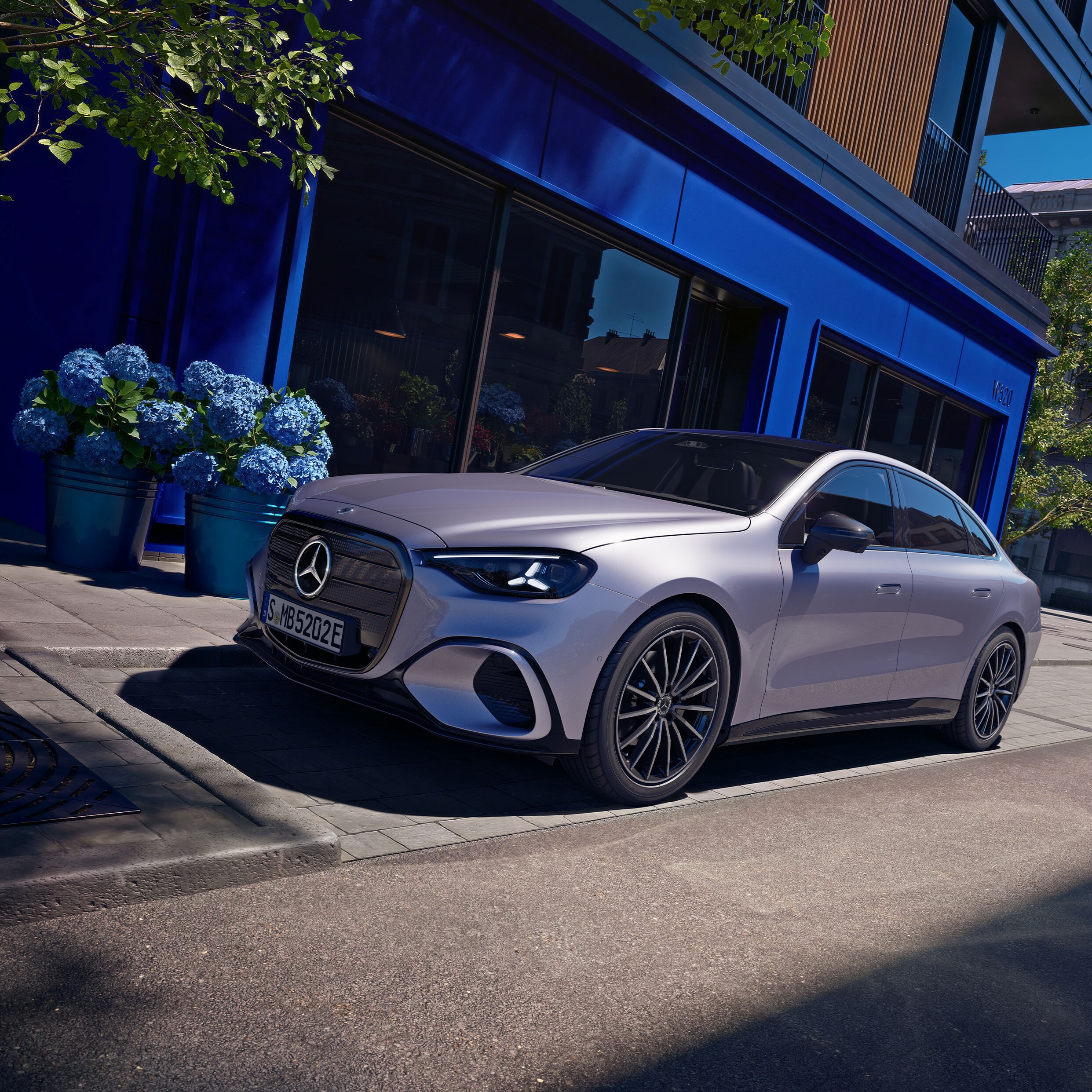 L'extérieur de la nouvelle Classe&nbsp;C de Mercedes-Benz.