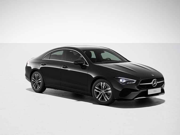 Mercedes-Benz CLA Coupé in de standaarduitvoering.