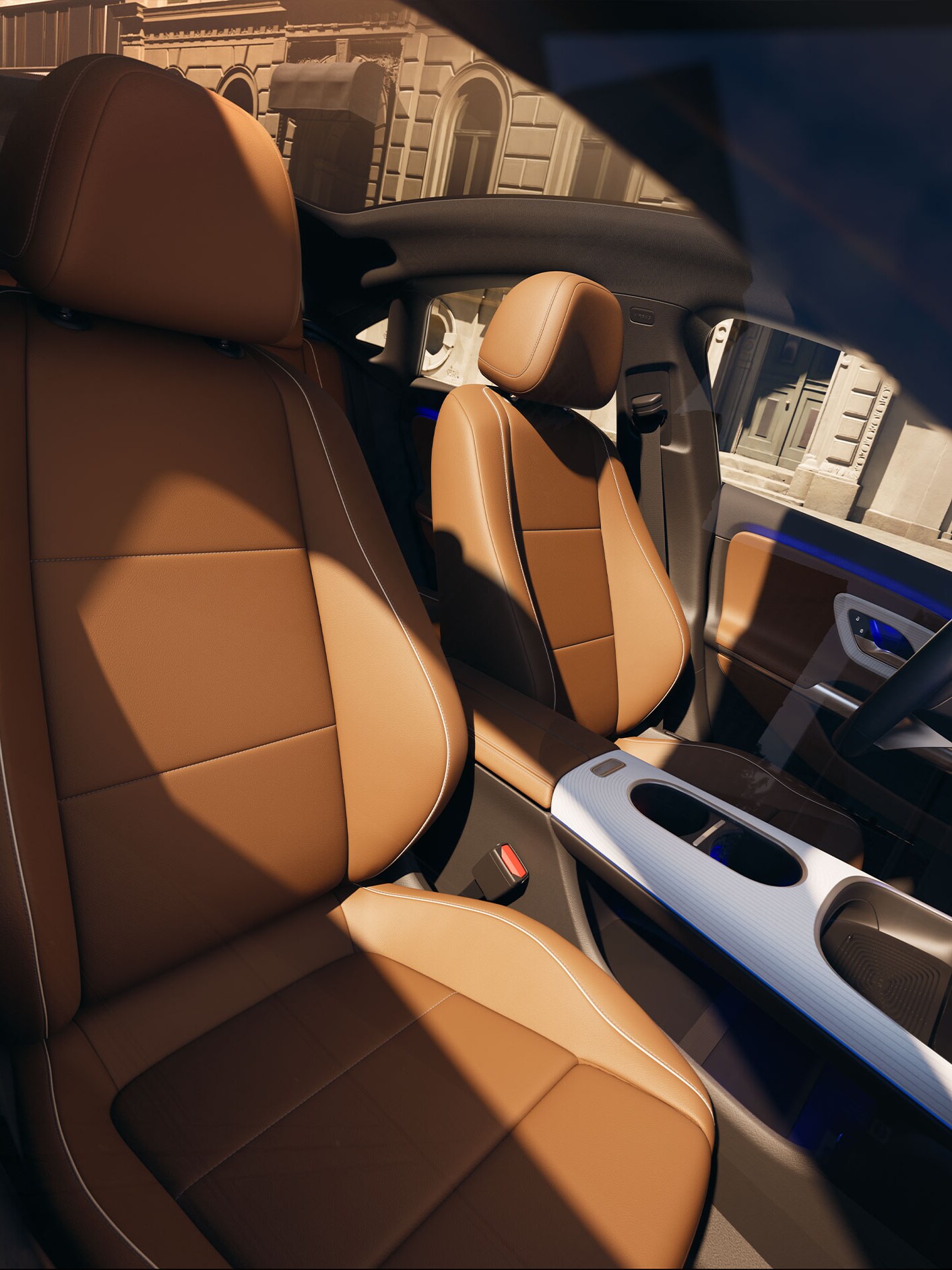 De Mercedes-Benz CLA met EQ-technologie.