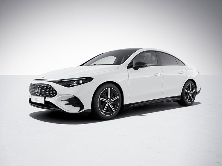 Le Night Package de la CLA entièrement électrique de Mercedes-Benz.