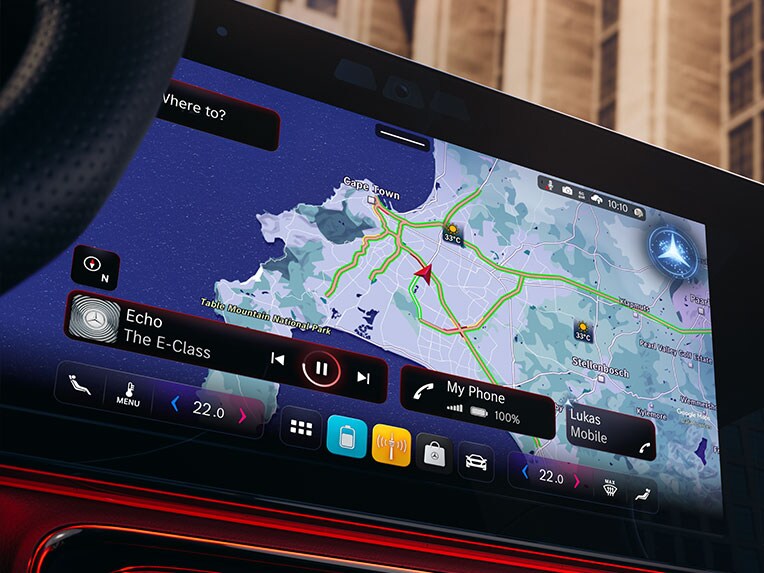 L’assistant virtuel MBUX dans le nouveau CLA de Mercedes-Benz.