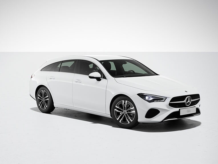 La Mercedes-Benz CLA Shooting Brake avec son équipement de série.
