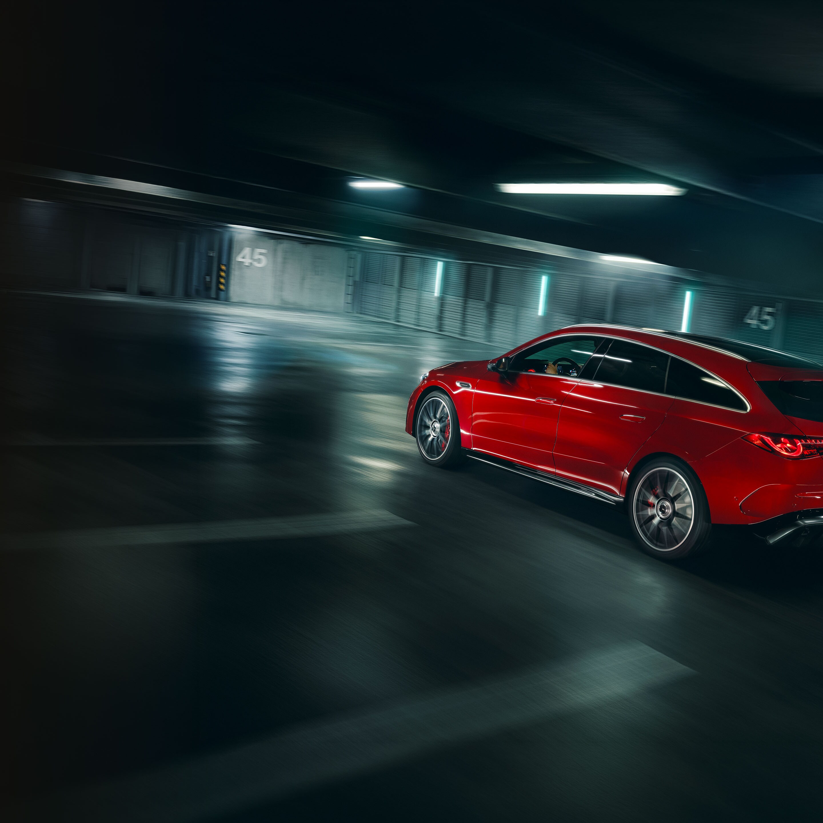 De prestaties van de nieuwe elektrische Mercedes-AMG CLA 45 4MATIC+ Shooting Brake.