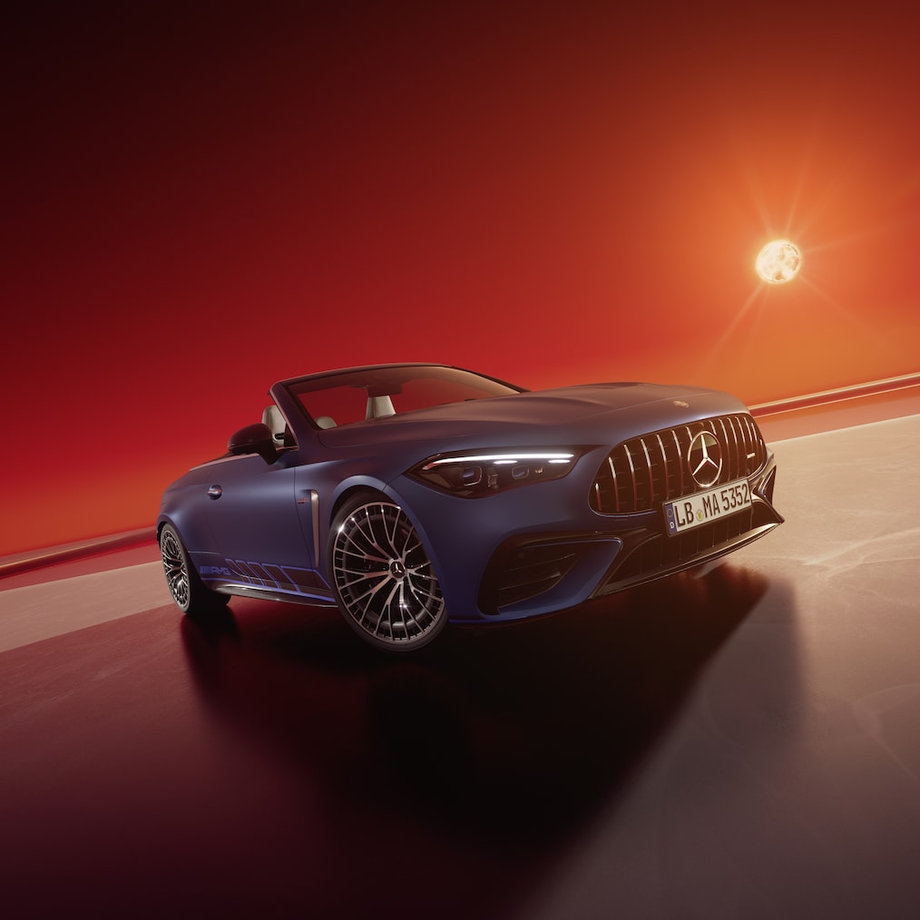 Lichtmetalen AMG-velgen en AMG-sportremmen