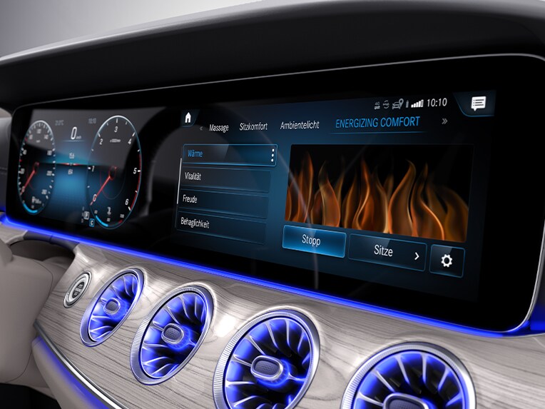 Het ENERGIZING-pakket plus in de Mercedes-Benz CLS.