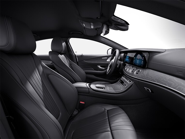 Het interieur van de CLS van Mercedes-Benz met AMG Line.