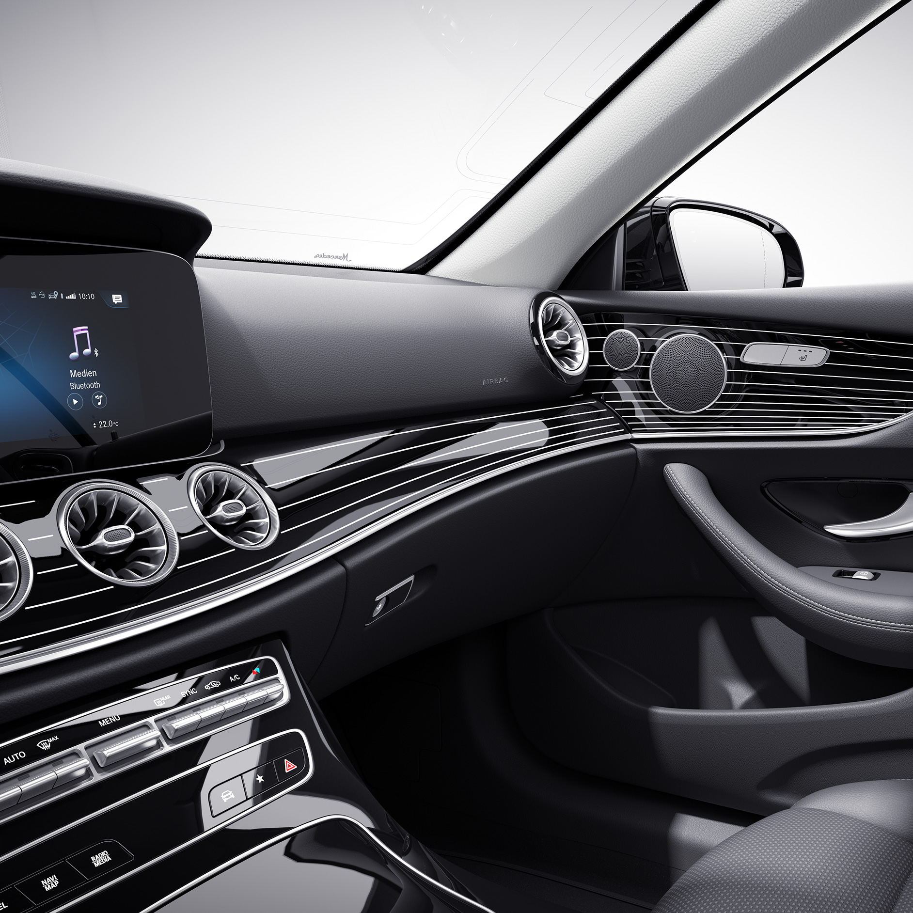 Sierdelen | E-Klasse Cabriolet | Mercedes-AMG Interieur van de Mercedes-AMG E-Klasse Cabriolet.