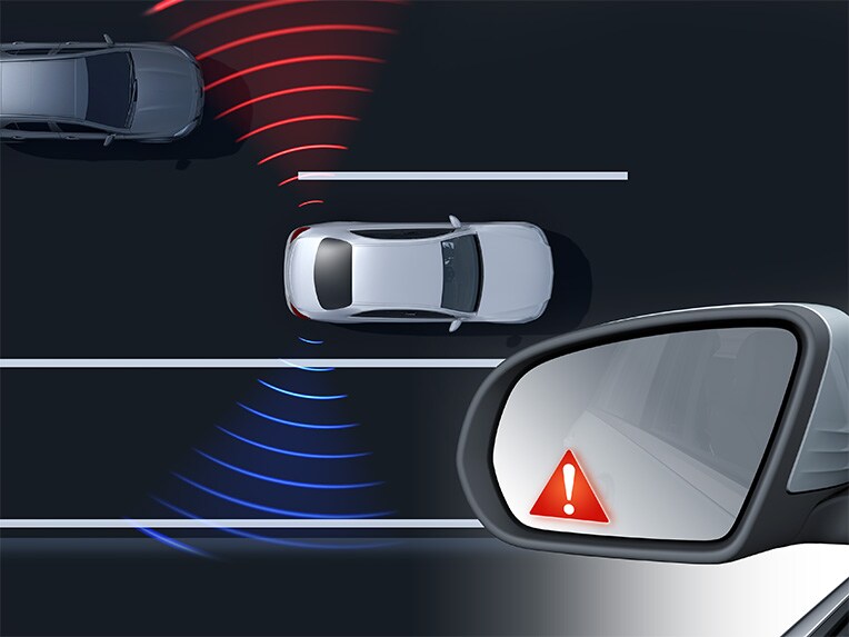 Dodehoekassistent met PARKTRONIC in de E-Klasse Cabriolet.