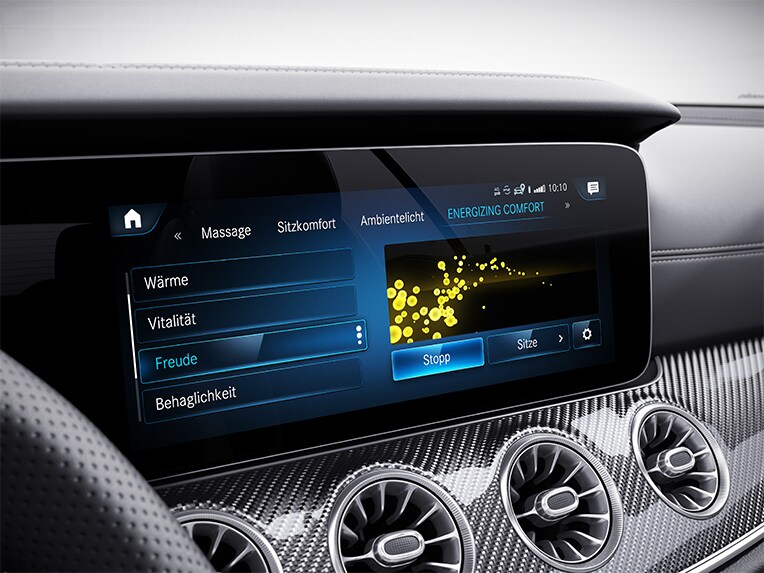 Interieur van de Mercedes-Benz E-Klasse Cabriolet.