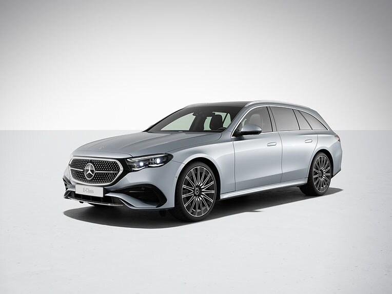 De E-Klasse van Mercedes-Benz met AMG Line.
