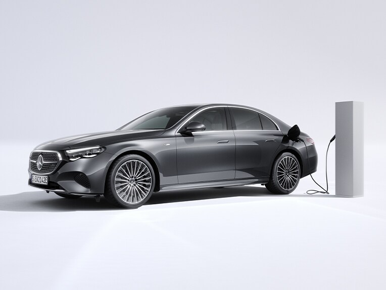De Mercedes-Benz E-Klasse Limousine.