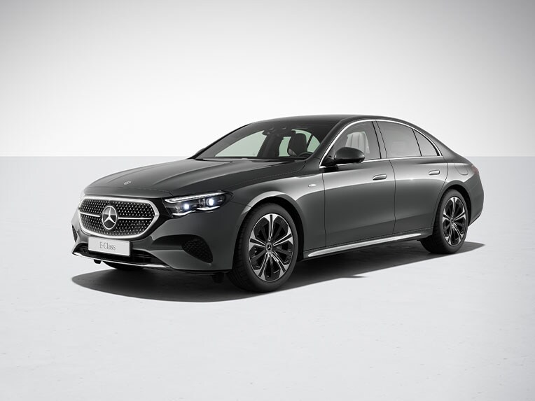 Het exterieur van de Mercedes-Benz E-Klasse Limousine in de uitrustingslijn AVANTGARDE.