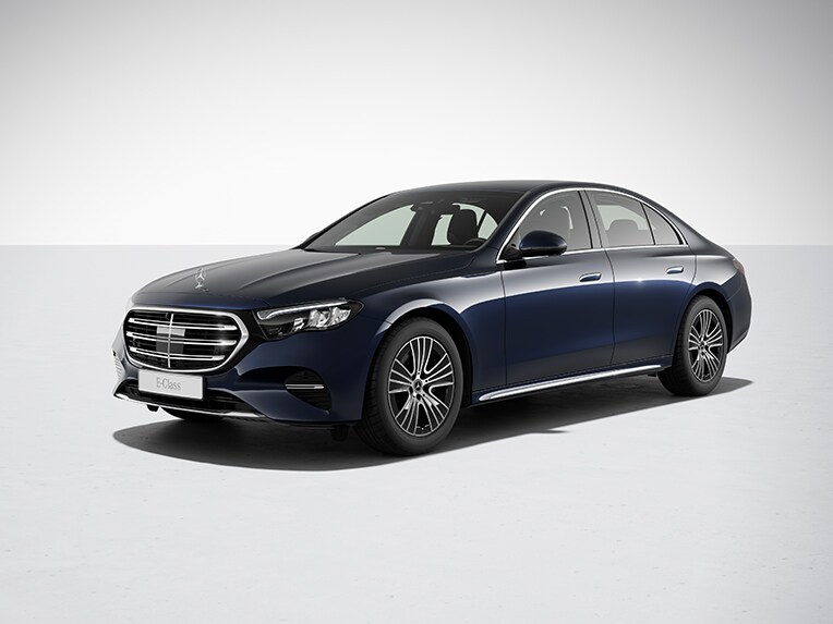 Het exterieur van de Mercedes-Benz E-Klasse Limousine in de uitrustingslijn EXCLUSIVE.