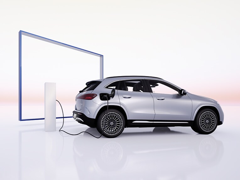 Mercedes me Charge in de EQA van Mercedes-Benz.