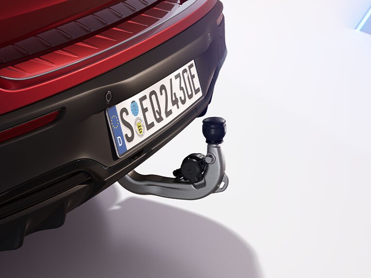 Le dispositif pour remorque avec ESP® avec stabilisation de la remorque du nouvel EQB de Mercedes-Benz.