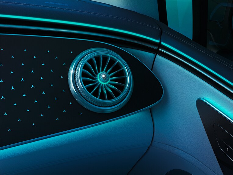ENERGIZING AIR CONTROL plus met HEPA-filter in de Mercedes EQE.